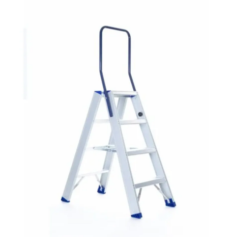 Professionele Dubbele Trap 2x4 Treden - Stabiliteit & Veiligheid